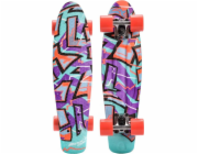 Meteor Skateboard Multicolor Graffiti Purple (22604)