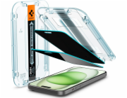 Spigen Spigen Glass tR EZ Fit (Privacy) 2 ks, průhledná - iPhone 15 Plus