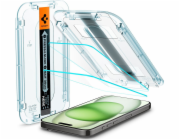 Spigen Spigen Glass tR EZ Fit 2 kusy, průhledné - iPhone 15 Plus