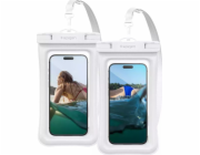 Spigen Voděodolné plovoucí pouzdro Aqua Shield A610, 2 ks, bílé