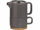 Secret de Gourmet Džbán s hrnkem Natural Taupe 400 ml