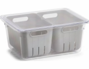 Zeller Chladicí box plastový, šedý, 22,5x17,5x10 cm