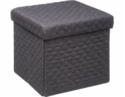 5five Prošívaný puf Podnožka s úložným prostorem 30x31 Komoda