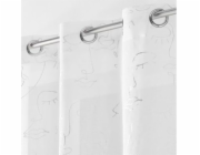 Douceur d`Interieur Interiérový design HOTOVÁ ZÁVĚSA - ARTY LINE BÍLÁ 140x240