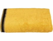 5five 5five Prémiová bavlněná osuška 560 g hořčicová (70 x 130 cm)