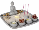 Atmosphera Zenová zahrada s figurkou Buddhy 23x23 cm