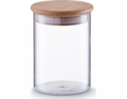 Zeller Zeller, Skleněná nádoba s bambusovým víkem, 750 ml