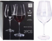 EXCELLENT HOUSWARE Sklenice na červené víno s vynikající atmosférou v domácnosti, 2x690ml