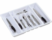 Kesper Příborová vložka do zásuvky, výsuvná, Kesper, 29 - 50 cm, šedá