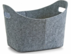 Zeller Zeller, Plstěný košík, 28x37x25cm, šedý
