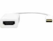 ProXtend Slim adaptér ProXtend USB-C na HDMI, 20 cm, bílý