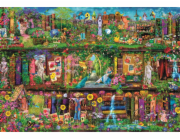 Clementoni Puzzle 6000 dílků Zahradní police