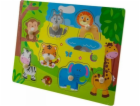 EURObaby ZAB PUZZLE 30X22 SAFARI