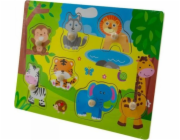 EURObaby ZAB PUZZLE 30X22 SAFARI