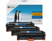 G&G Toner Kompatibilní toner G&G s HP CC531A, CE411A, CF381A, Canon CRG118, CRG718, C, NT-PH531UC, HP 304A, azurová, 2800 s