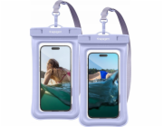 Spigen Voděodolné plovoucí pouzdro Aqua Shield A610, 2 ks, akvamarínová modrá