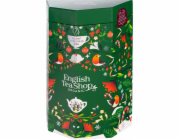 English Tea Shop Adventní kalendář Čajová sada Vánoční stromeček Adventní kalendář 25 pyramid BIO 50g