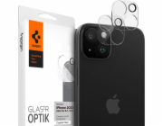 Spigen Spigen Glass tR Optik 2 ks, křišťálově čiré - iPhone 15/15 Plus/14/14 Plus