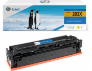 G&G Toner Toner kompatibilní s HP CF542X, NT-PH203XY, HP 203X, žlutý, 2500 s, vysoká kapacita