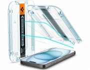 Spigen Spigen Glass tR EZ Fit 2 kusy, průhledné - iPhone 15