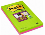 Post-it Samolepicí bločky SUPER STICKY ULTRA 5845-SSUC 125x200mm, linkované, 45k, balení po 4 kusech