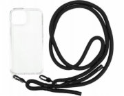 MOBILE ORIGIN Pouzdro Lanyard, průhledné - iPhone 14