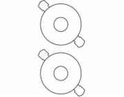 Avery Zweckform ETYK.ZF 6043 DIA.117 CD BÍLÉ ETIKETY 25 LISTŮ - 6043-25