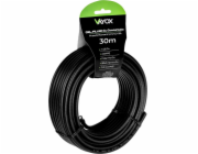 Vayox Koaxiální kabel 1,02 Cu + 32x0,12 mm Cu CC1-30GEL černý Vayox 30m