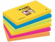 Post-it Samolepicí blok BLOCK SUPER STICKY 655-6SS-RIO, paleta RIO DE JANEIRO, 76x127 mm, 6x90 listů (3M0572)