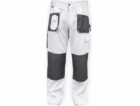 Dedra Ochranné kalhoty bílé velikosti L (BH4SP-L)