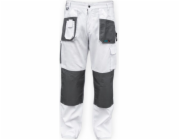 Dedra Ochranné kalhoty bílé velikosti L (BH4SP-L)