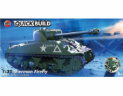 Airfix Plastikový model Quickbuild Sherman Firefly v měřítku 1/35.