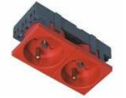 AKS Kódovaná zásuvka 2X Z/U 4M (333526)