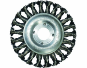Abraboro KOTOUČOVÝ KARTÁČ 125 MM/22,2 ABRABORO - SPLETOVANÝ DRÁT 0,5 MM INOX AB90416422 ABRABORO