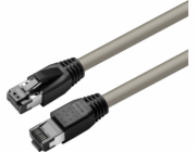MicroConnect CAT8.1 S/FTP 5m šedý LSZH