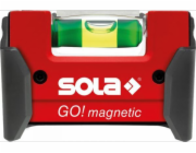 Sola Miniaturní magnetická vodováha Magnetický klip Go 7,5 cm Sola