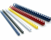 Herlitz vázací hřbety 16 mm 100 ks, červené
