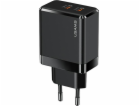 Usams Nabíječka USAMS 2xUSB-C T54 40W PD černá nabíječka ...