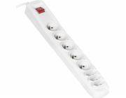 Activejet Exclusive přepěťová ochrana prodlužovací kabel 8 zásuvek 5 m bílý