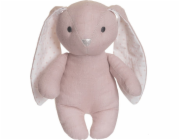 Teddykompaniet Plyšový králíček Elina, růžový 20 cm