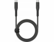 Energea USB kabel USB-C - USB-C 1,5 m černý