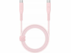 Energea USB kabel USB-C - USB-C 1,5 m růžový