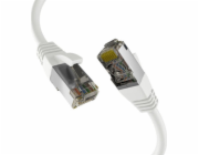 EFB EFB CAT8.1 BÍLÝ 7,5m RJ45 PROPOJOVACÍ KABEL S/FTP PIMF