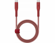 Energea USB kabel USB-C - USB-C 1,5 m červený