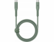 Energea USB kabel USB-C - USB-C 1,5 m zelený