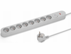 Montis Přepěťová ochrana Power Strip, šedá, 8zásuvková pr...