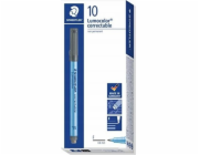 Staedtler STAEDTLER Folienstift Lumocolor correct F schwarz 10 Stück