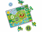 Melissa & Doug MELISSA Dřevěné puzzle s ozubenými koly Zv...