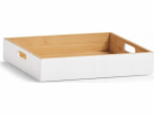 Zeller Úložný box z bambusu 30 x 27 x 6 cm