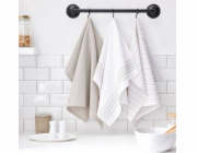 TODAY Bavlněné kuchyňské utěrky Casual, 3 kusy, 50 x 70 cm